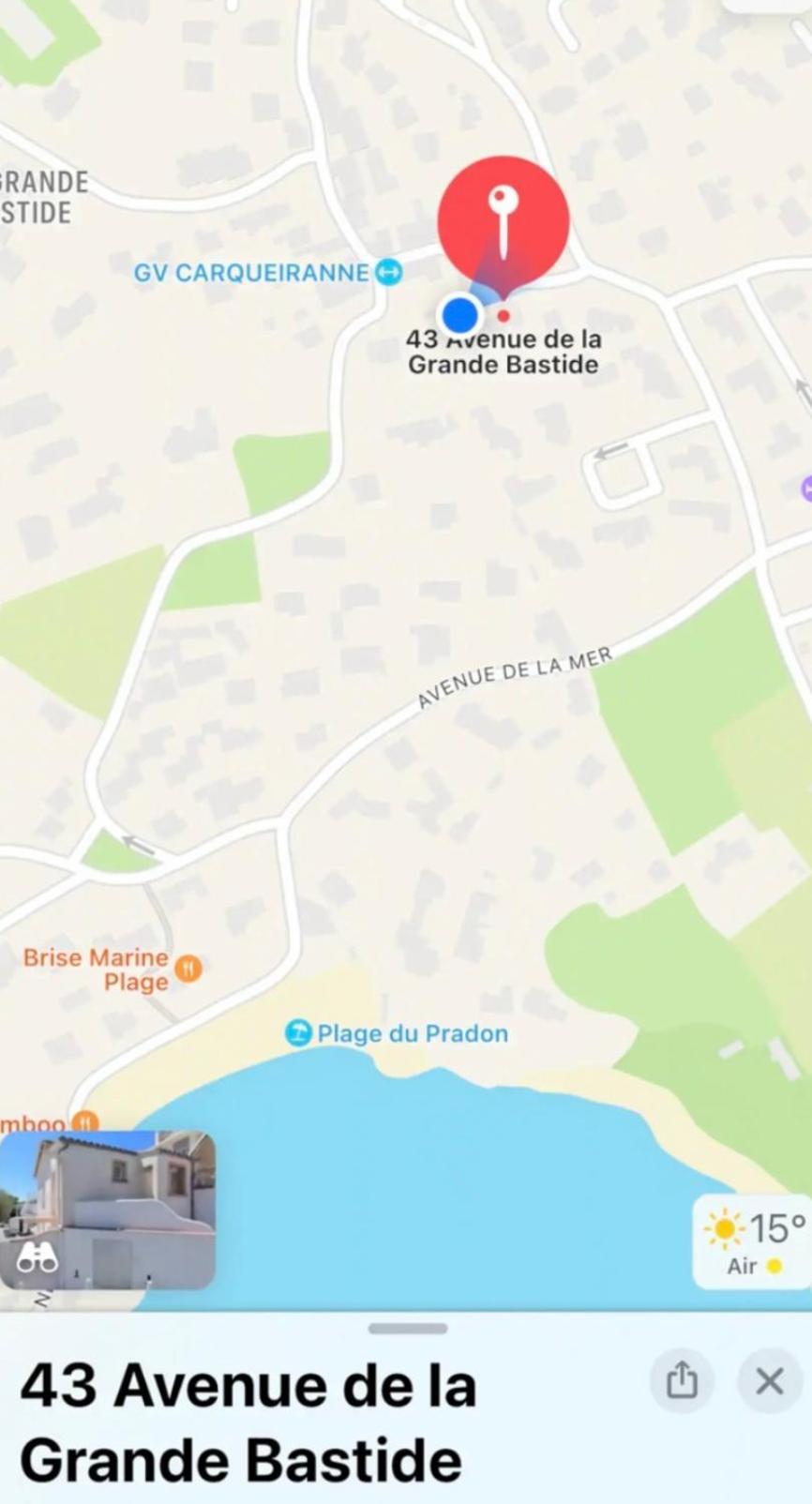 Charmant Bas De Villa Avec Terrasse A Proximite De La Plage Et Du Port Carqueiranne Exterior foto